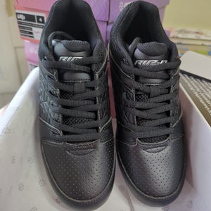 (New)Rip-it Girls Softball cleats size us6 black/white.