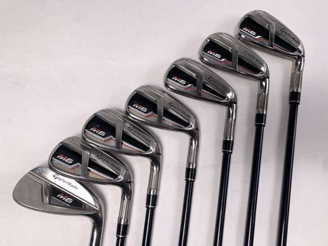 TaylorMade M6 Iron Set 5-PW+GW Fujikura Atmos 5A Senior Graphite Mens RH