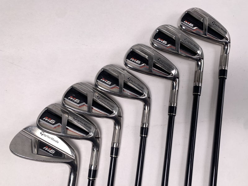 TaylorMade M6 Iron Set 5-PW+GW Fujikura Atmos 5A Senior Graphite Mens RH