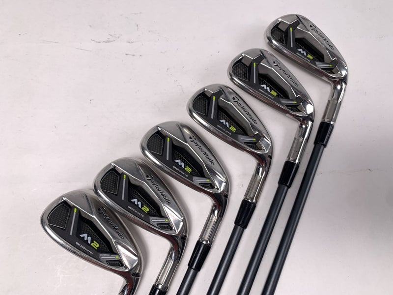 TaylorMade M2 2016 Iron Set 6-PW+AW Accra 70i 70g Regular Graphite Mens RH +1"