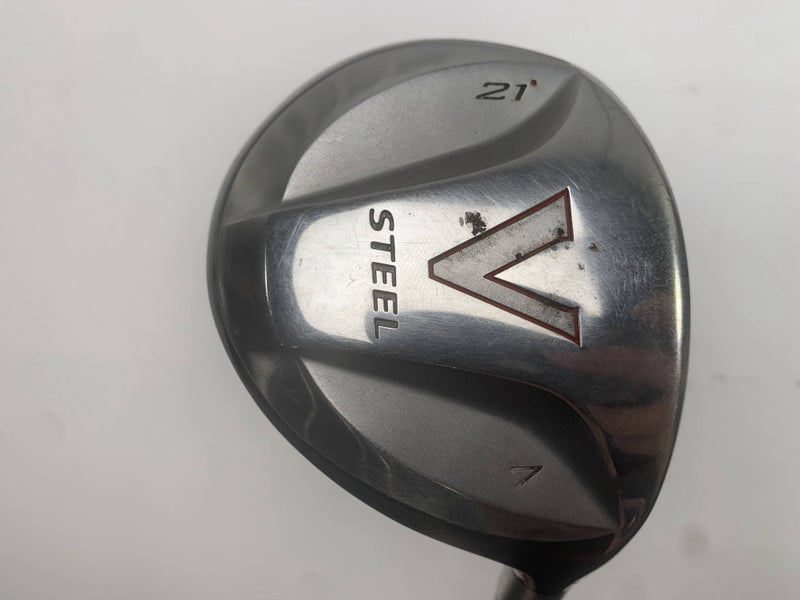 TaylorMade V Steel 7 Fairway Wood 21* MAS2 Regular Graphite Mens RH
