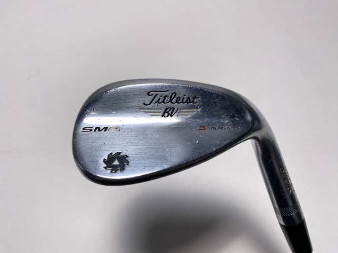 Titleist Vokey SM6 Tour Chrome Sand Wedge SW 54* 10 Bounce S-Grind Wedge RH