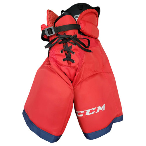 New CCM HP45XP BLUE JACKETS Pro Stock Pants SR Small