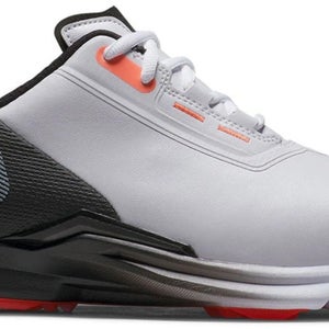 FootJoy FJ Fuel Mens Spikeless Golf Shoes Size 12 Medium Black/White/Coral NEW