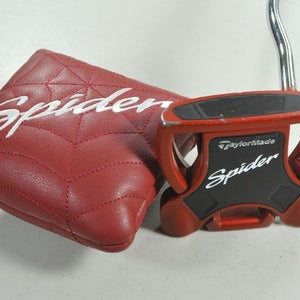 TaylorMade Spider Red Double Bend 2024 34" Putter RH Steel with Cover  # 212344