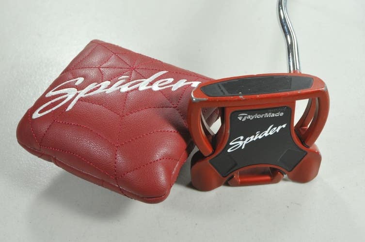 TaylorMade Spider Red Double Bend 2024 34" Putter RH Steel with Cover  # 212344