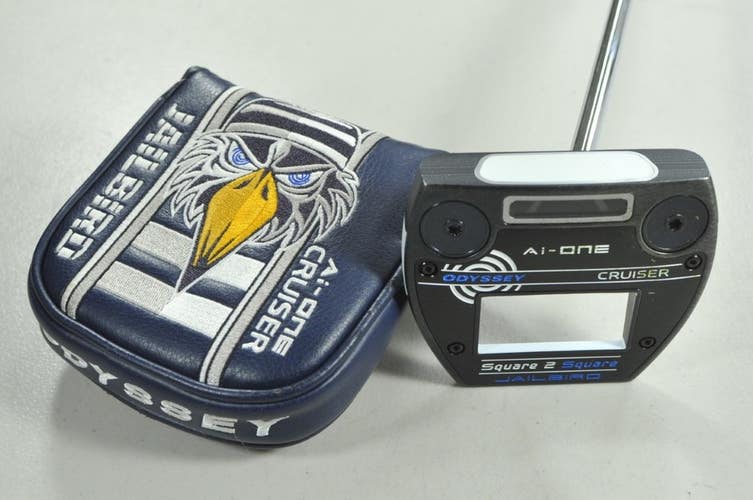 Odyssey Ai-ONE Square 2 Square Jailbird Cruiser 37.5" Putter RH Steel  # 212392