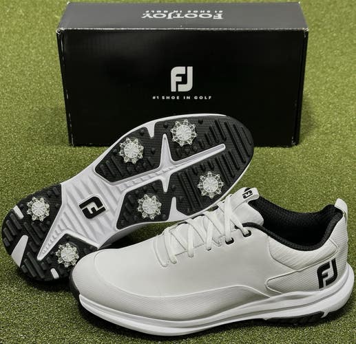 FootJoy FJ Tour Rival Mens Golf Shoes WHITE Choose Size / Width NEW