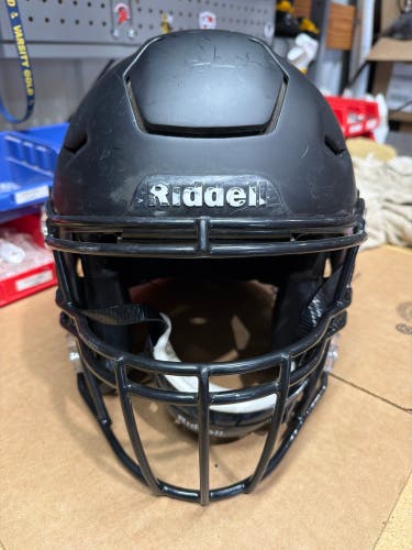 USED RIDDELL FLEX ADULT HELMET - XL - FLAT BLACK