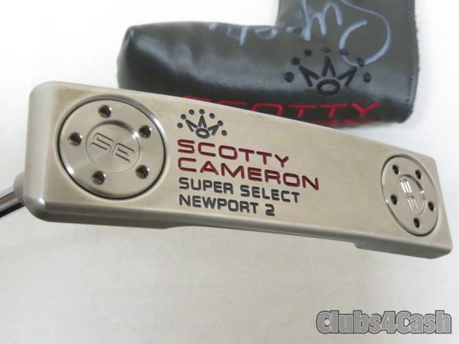 Titleist Scotty Cameron Super Select Newport 2 Putter 2023 34"+HC Shop Wear MINT