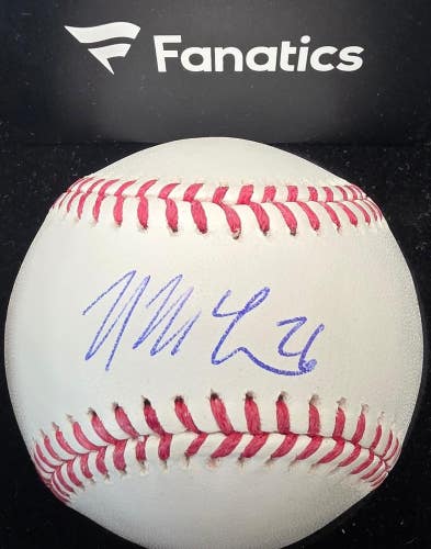 New York Mets NOLAN McLEAN Auto Autograph Signed MLB Baseball FANATICS