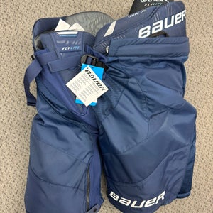 Senior Navy Large Bauer Vapor Flylite Hockey Pants (New)