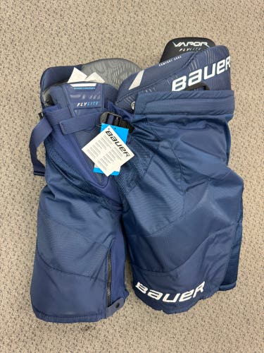 Senior Navy Large Bauer Vapor Flylite Hockey Pants (New)