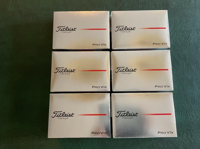 Titleist Pro V1x Balls 72 Pack (6 Dozen) (Used)