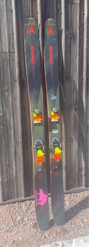 Atomic Backland FR 117 193 cm Powder Skis With Bindings Max Din 14 (Used)
