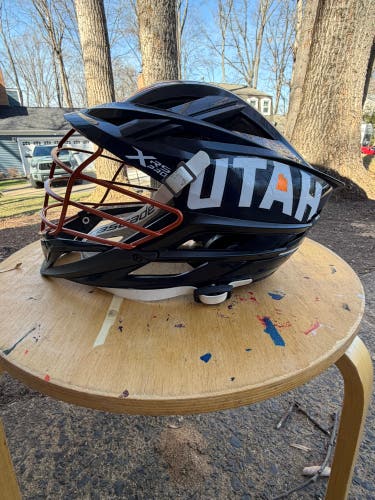 Game worn Utah Archers Cascade XRS Pro Helmet