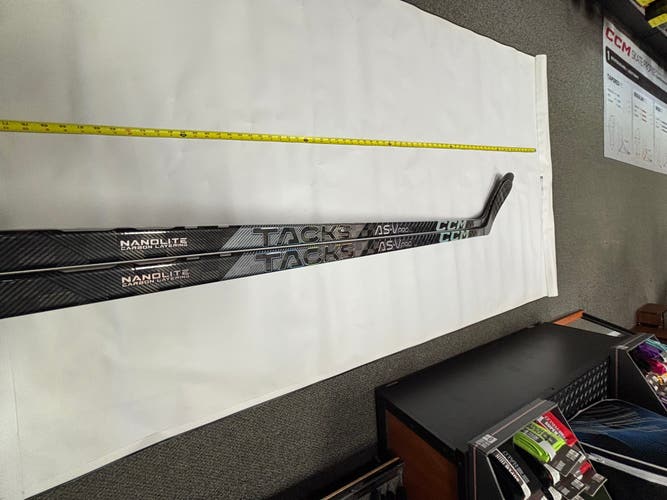 Senior CCM Super Tacks AS-V Pro Left Hand Hockey Stick P90TM 85 Flex (2-Pack)