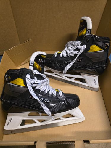 Bauer Supreme 3S Pro Hockey Goalie Skates Regular Width 10 (Used)