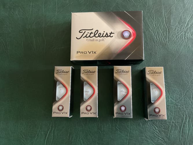 Titleist Pro V1x Balls 12 Pack (1 Dozen) (New)