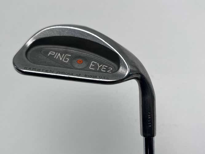 Ping Eye 2 Sand Wedge SW Orange Dot 2* Flat Karsten Regular Steel Mens RH