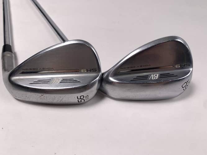 Titleist Vokey SM9 Tour Chrome Wedge Set 56*10 | 60*4 DG Tour X100 XStiff RH