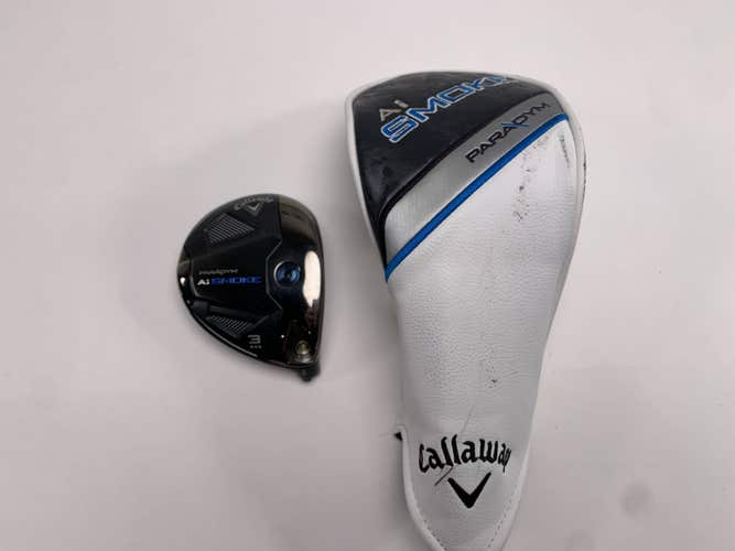 Callaway Paradym Ai Smoke TD 3 Fairway Wood 15* HEAD ONLY Mens RH HC