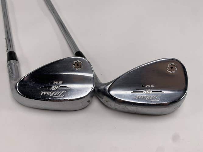 Titleist Vokey SM7 Tour Chrome Wedge Set 50* 8 | 54* 10 NS Pro 850GH Regular RH