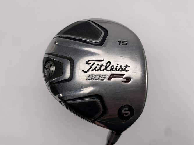 Titleist 909 F3 3 Fairway Wood 15* Aldila VooDoo Stiff Graphite Mens RH