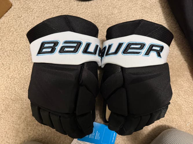 New Utah Mammoth Guenther Bauer Hyperlite Hockey Gloves Size 14
