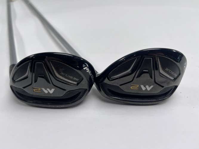TaylorMade M2 4 & 5 Hybrid Set 22* 25* REAX 45g Ladies Graphite Womens RH