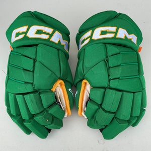 CCM JetSpeed FT1 Pro Stock Hockey Gloves 13” Green WILD 29385