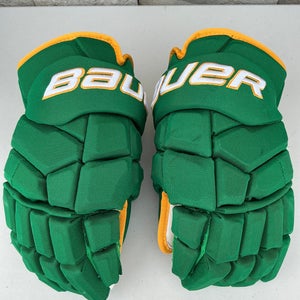 Bauer Mach Pro Stock Hockey Gloves 14” Green WILD 59345