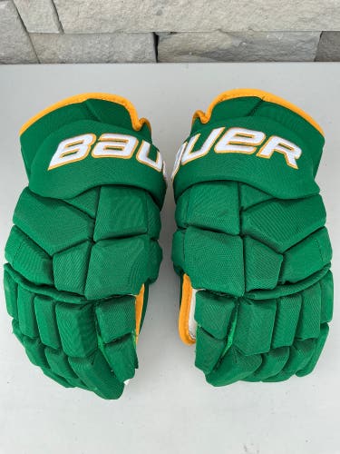 Bauer Mach Pro Stock Hockey Gloves 14” Green WILD 59345