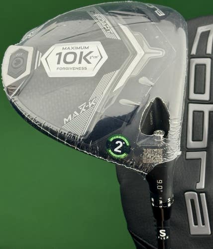 Cobra DS-Adapt MAX-K Driver 9* Stiff Flex Denali Black 60g w/ Headcover NEW