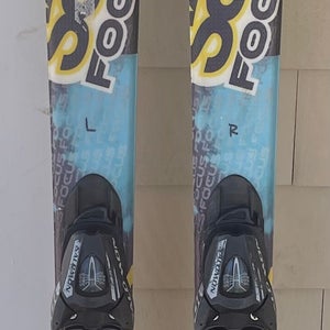 2019 Salomon 155 cm All Mountain X-Drive Focus Skis With Bindings (Used)