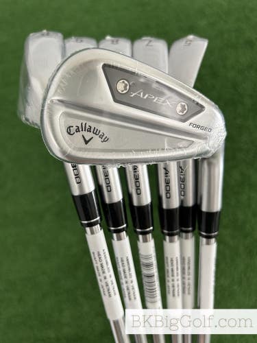 NEW Callaway Apex Ai300 24 Forged Iron Set 5-P / NS Pro Neo 95 Stiff