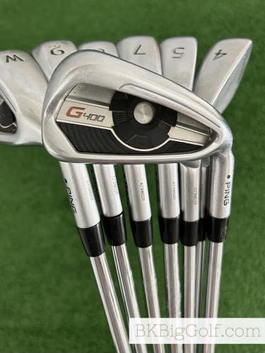 Ping G400 Iron Set 4-W / Ping AWT 2.0 Stiff