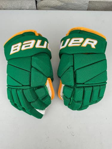 Bauer X Pro Stock Hockey Gloves 14” Green WILD 48275