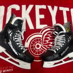 New NHL Pro Stock Black Bauer Hyperlite 2 Ice Hockey Skates 9 Fit 2 Made Canada