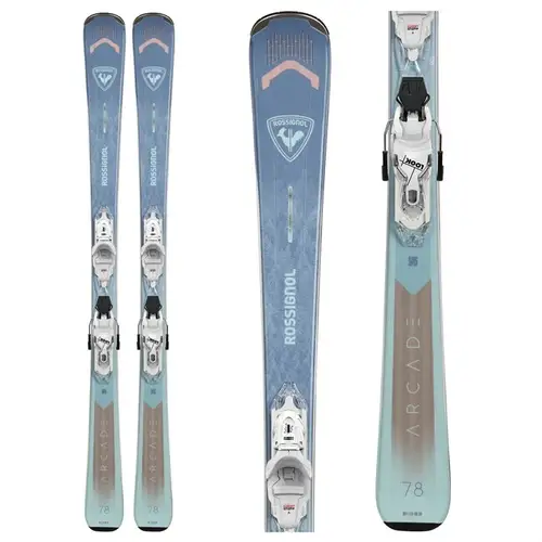 New Rossignol Arcade 78 Women's Skis 164 cm w/ Bindings