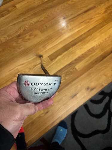 Silver Men's Odyssey Dual Force Rossie 1 Right Handed Putter 30" (Used)