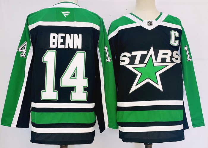 Dallas Stars Jamie Benn NHL Reverse Retro 2.0 Hockey Jersey Size 60