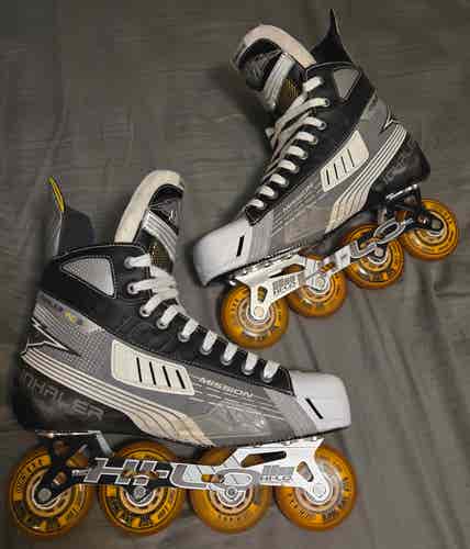 Mission Inhaler AC3s Size 12D (US Men's 13.5) Roller Hockey Skates