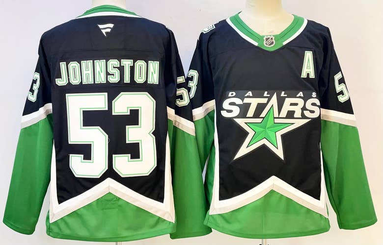 Dallas Stars Wyatt Johnston NHL Reverse Retro 2.0 Hockey Jersey Size 50