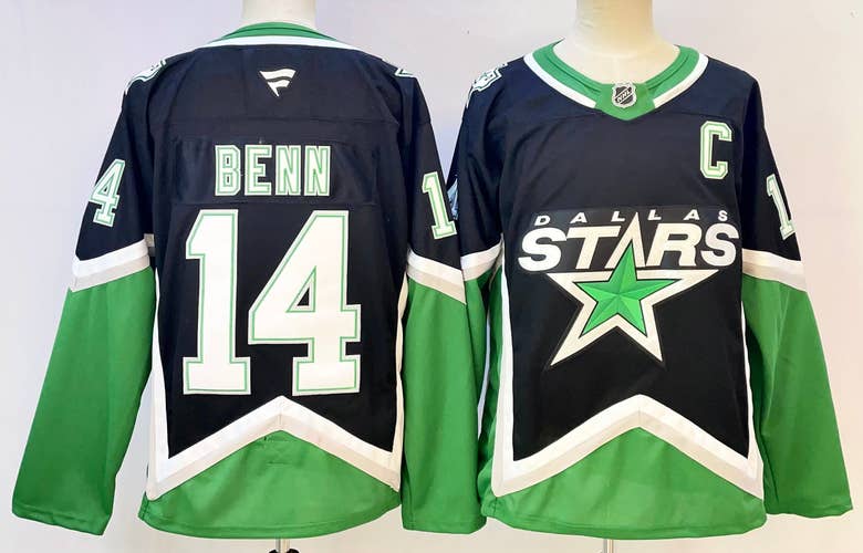 Dallas Stars Jamie Benn NHL Victory Green Home Hockey Jersey Size 46