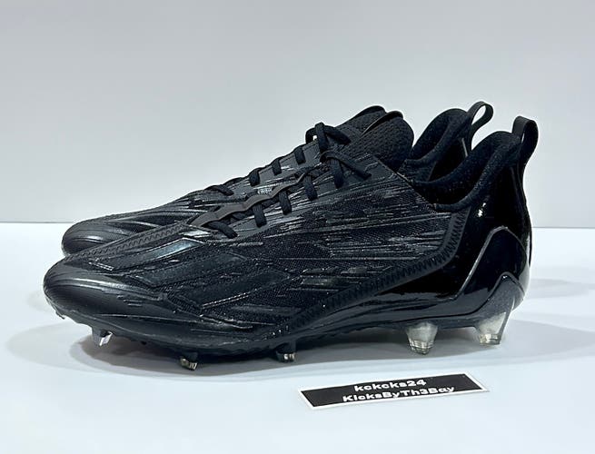 Size 11 Adidas Adizero 12.0 Football Cleats Triple Black GW5060 new rare