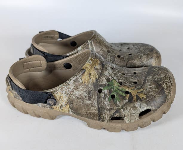 Crocs Offroad Sport Realtree Edge Clog Adjustable Men's Size: 12
