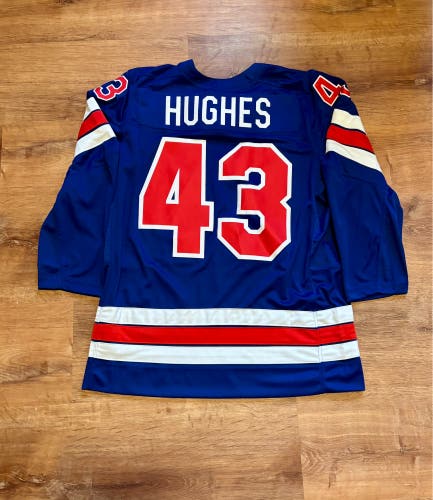 NWT Nike Quinn Hughes 2026 Team USA Olympics Jersey Milano Cortina Gold (L)
