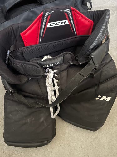 Intermediate Large CCM 1.9 Hockey Goalie Pants Pro Stock (Used)