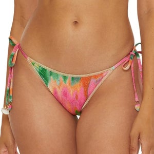 Becca Demi Mirage Bikini Bottom Women's Large Multi Side Tie Swimwear DDR2689